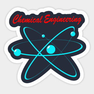 chemical engineer, chemist engineering design molecule Sticker